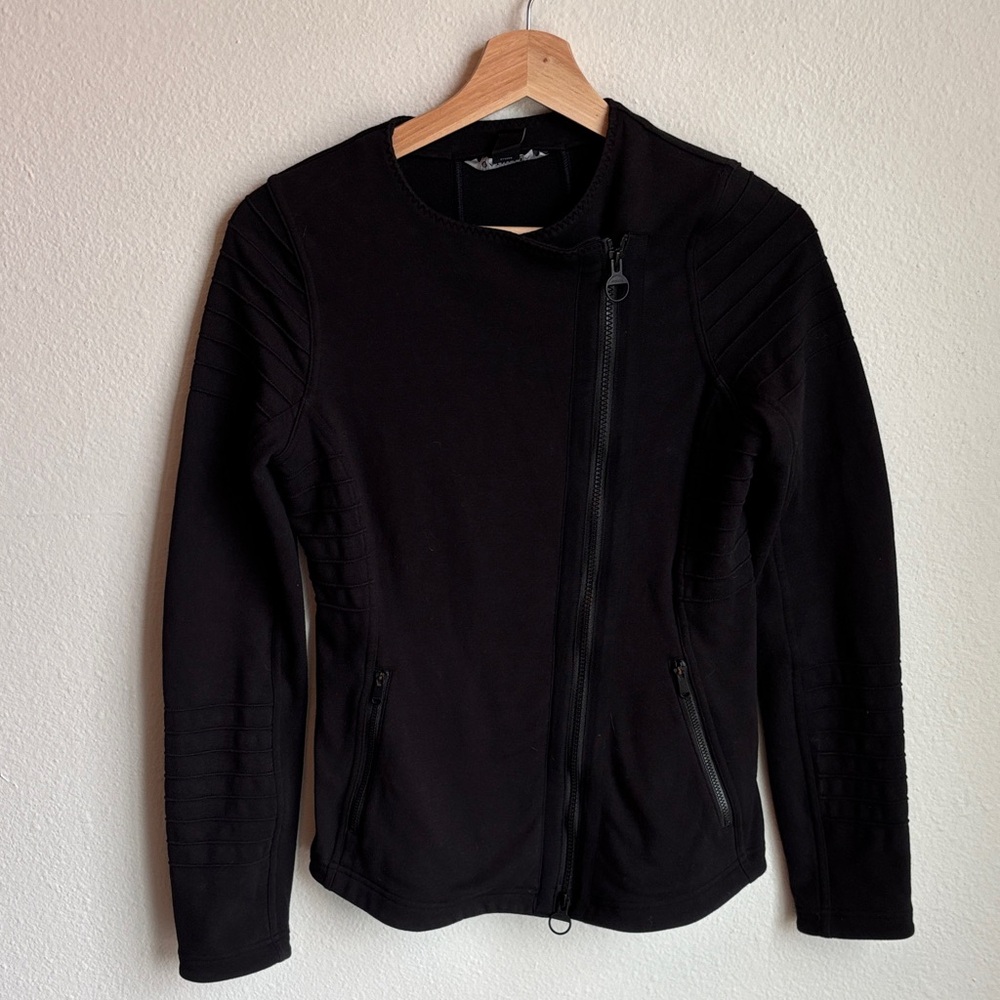 ATHLETA Black Zipper Jacket XS